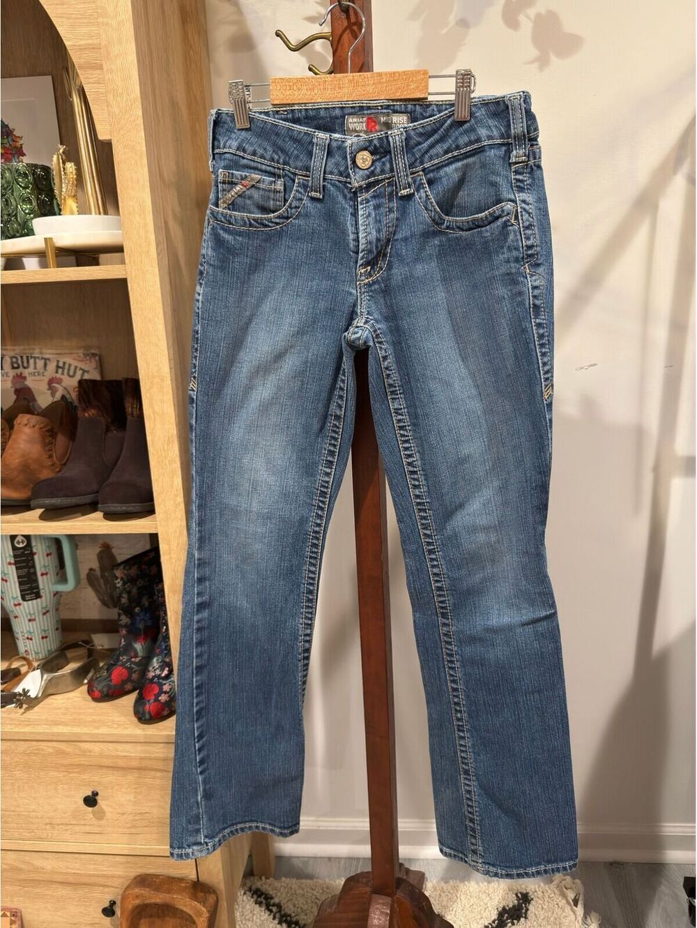 Women’s Ariat FR Workwear Jeans 27R Bootcut Midrise Fire Resistant